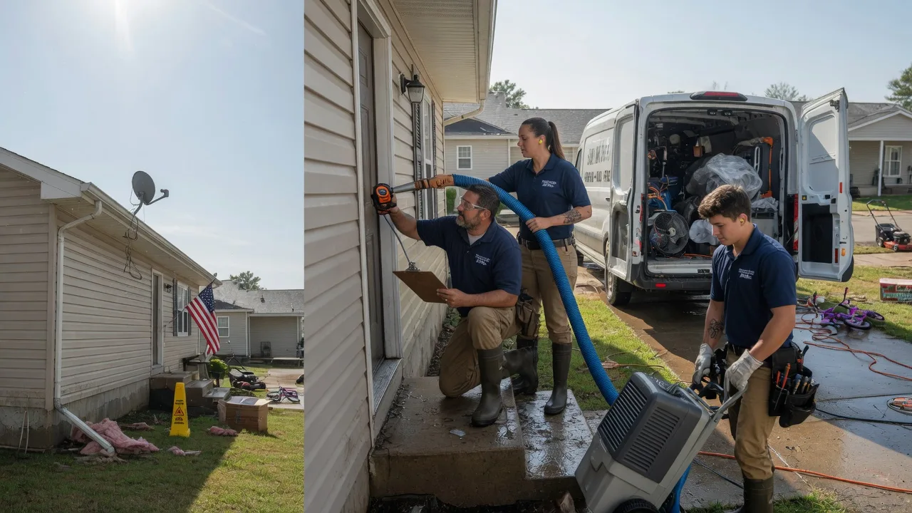 Ceiling Water Damage Restoration in Verona, WI near me